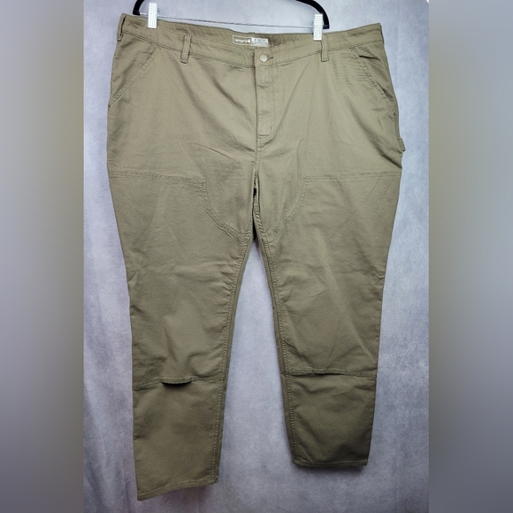 Carhartt Canvas Work Pant - Relaxed Fit - RUGGED FLEX® Women's double front pant - Picture 1 of 13